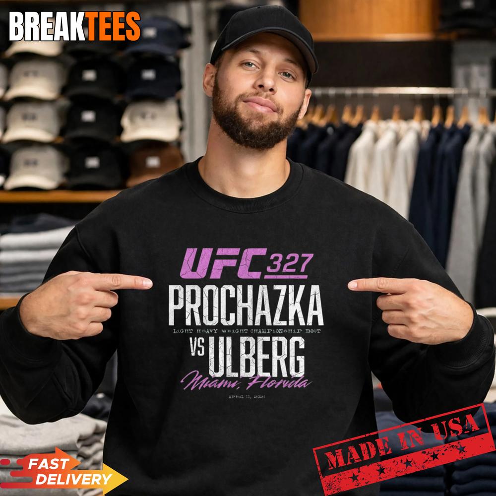 Jiri Prochazka Vs Carlos Ulberg UFC 327 Matchup T-Shirt