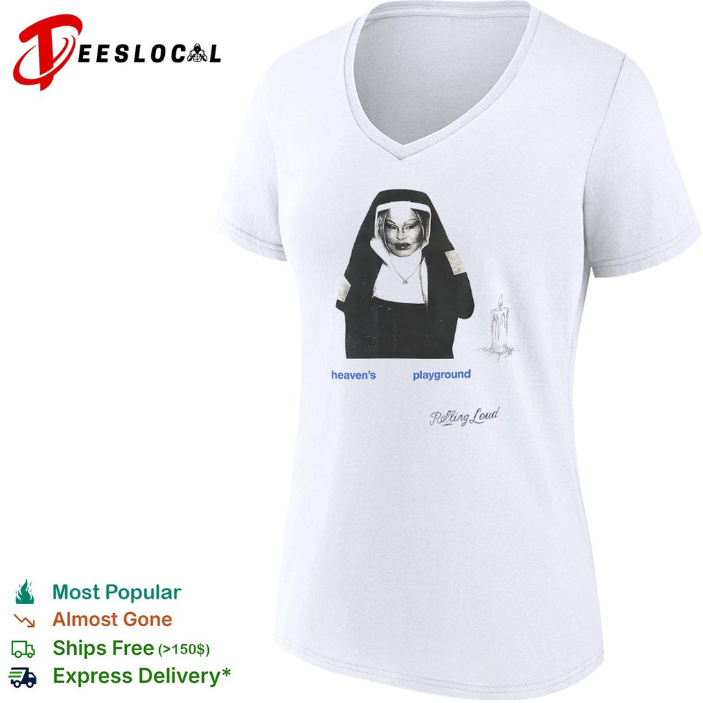 Jocelyn Wildenstein heaven’s playground Rolling Loud shirt