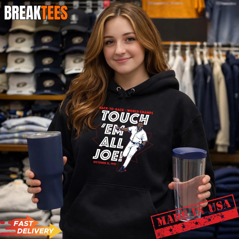 Joe Carter Touch ‘Em All Toronto Baseball Shirt