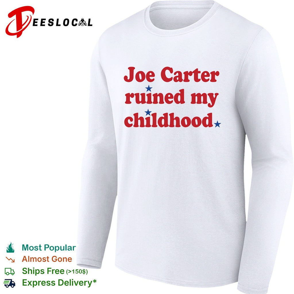 Joe Carter ruined my childhood Philadelphia Phillies 1993 World Series MLB shirt