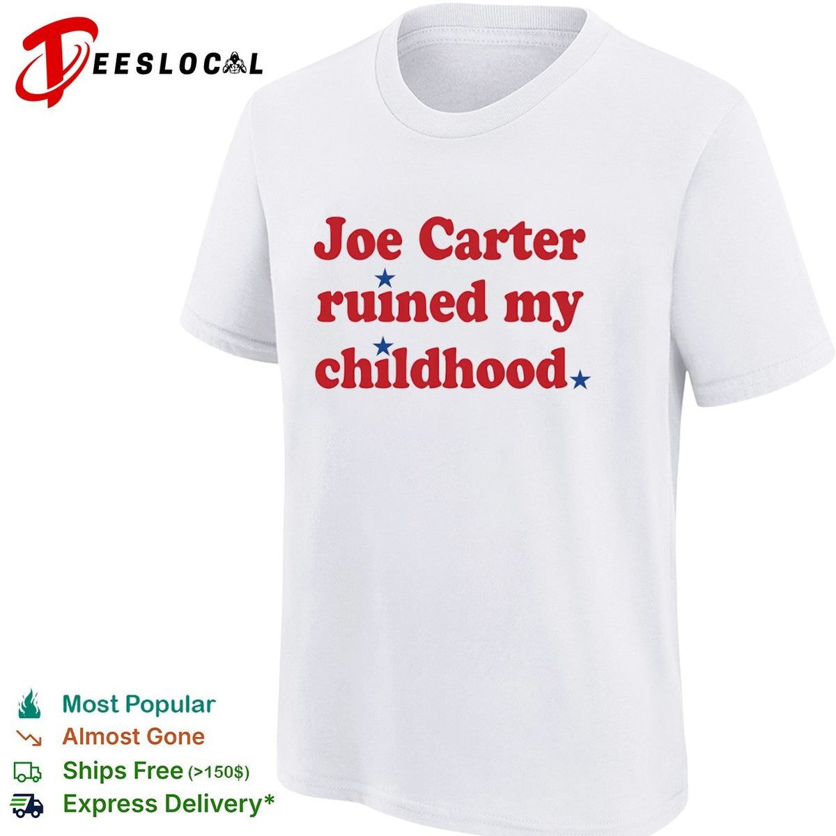 Joe Carter ruined my childhood Philadelphia Phillies 1993 World Series MLB shirt