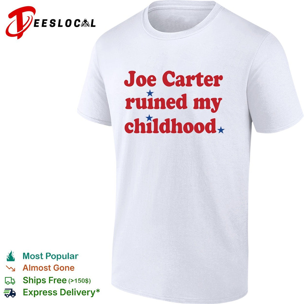Joe Carter ruined my childhood Philadelphia Phillies 1993 World Series MLB shirt