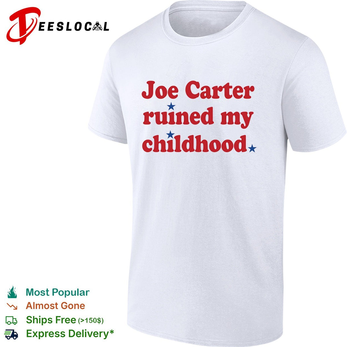 Joe Carter ruined my childhood Philadelphia Phillies 1993 World Series MLB shirt