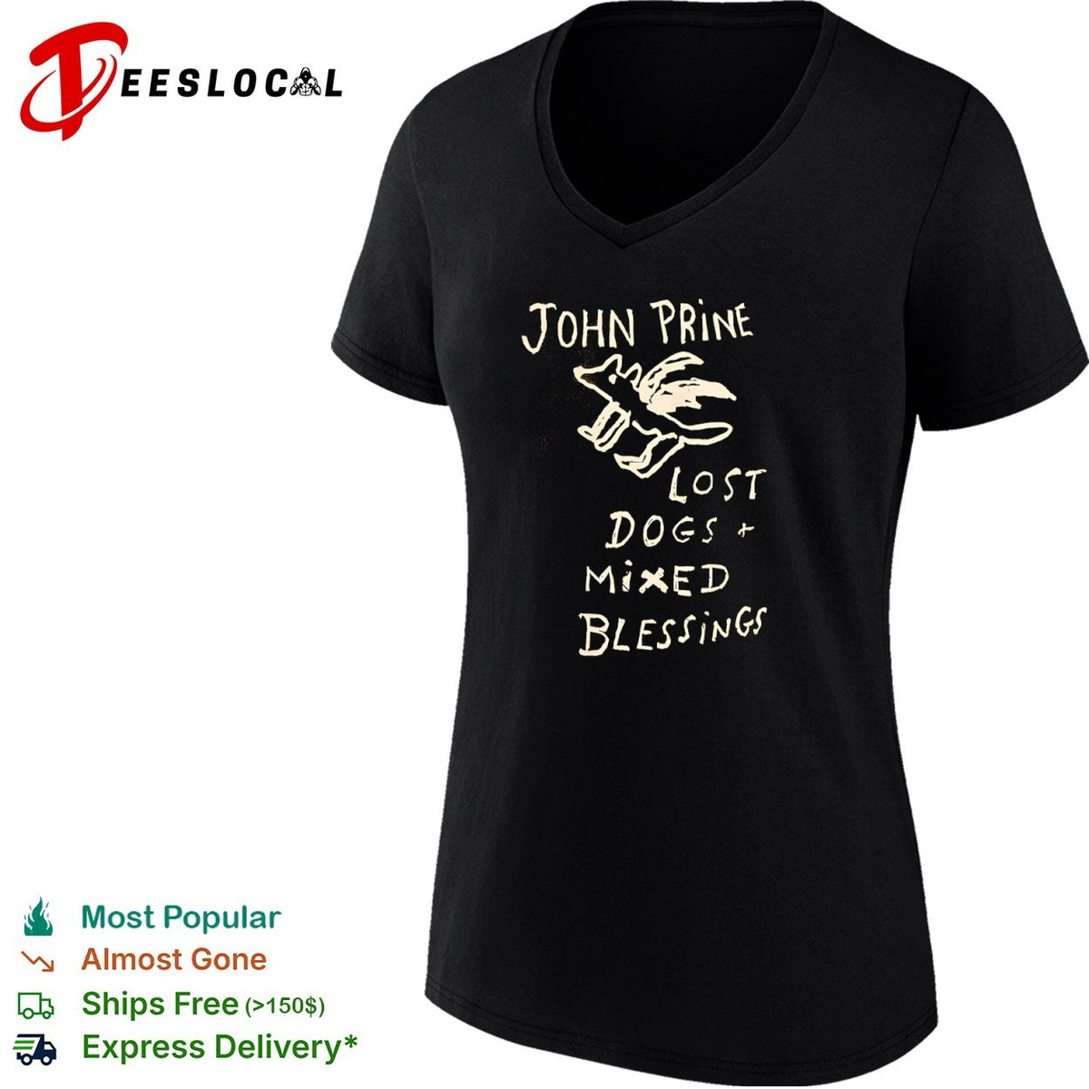 John Prine Lost Dogs and Mixed Blessings shirt