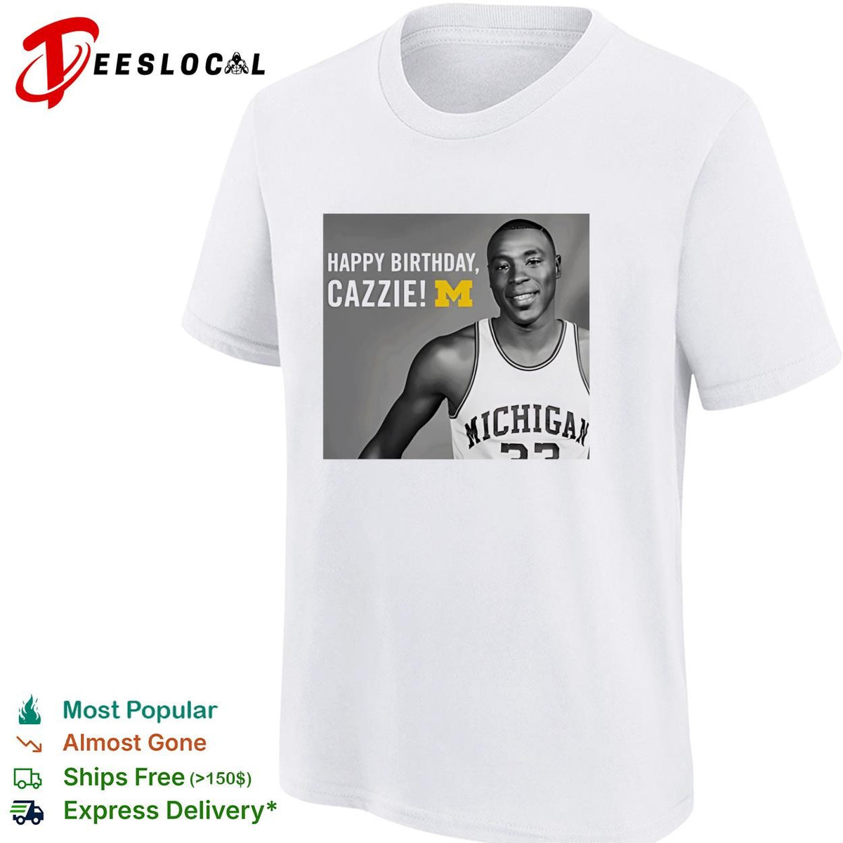 Join US in wishing Cazzie Russell a Happy 80th Birthday shirt