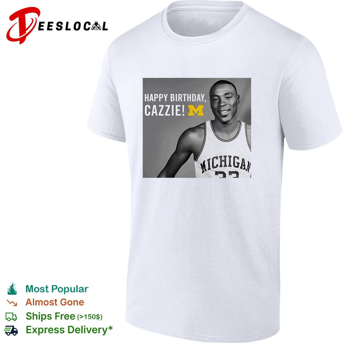 Join US in wishing Cazzie Russell a Happy 80th Birthday shirt