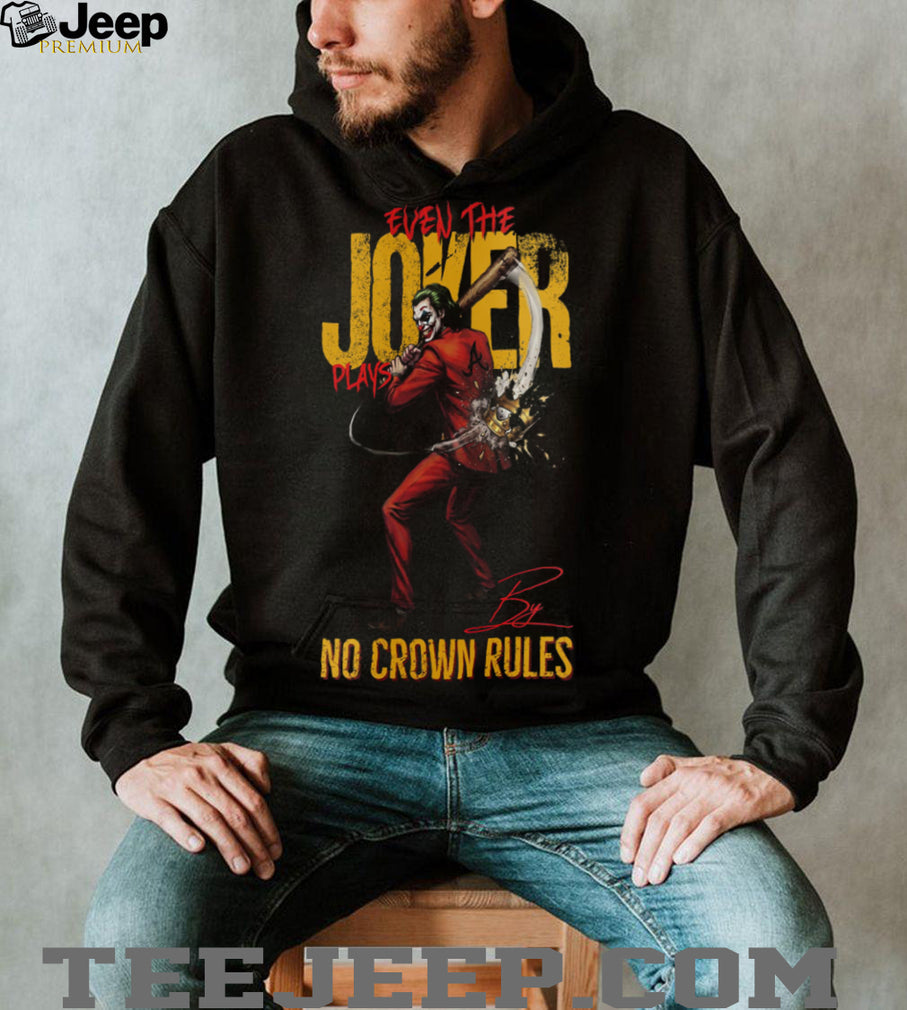 Joker No Crown Rules Atlanta Braves Baseball Jersey T Shirt