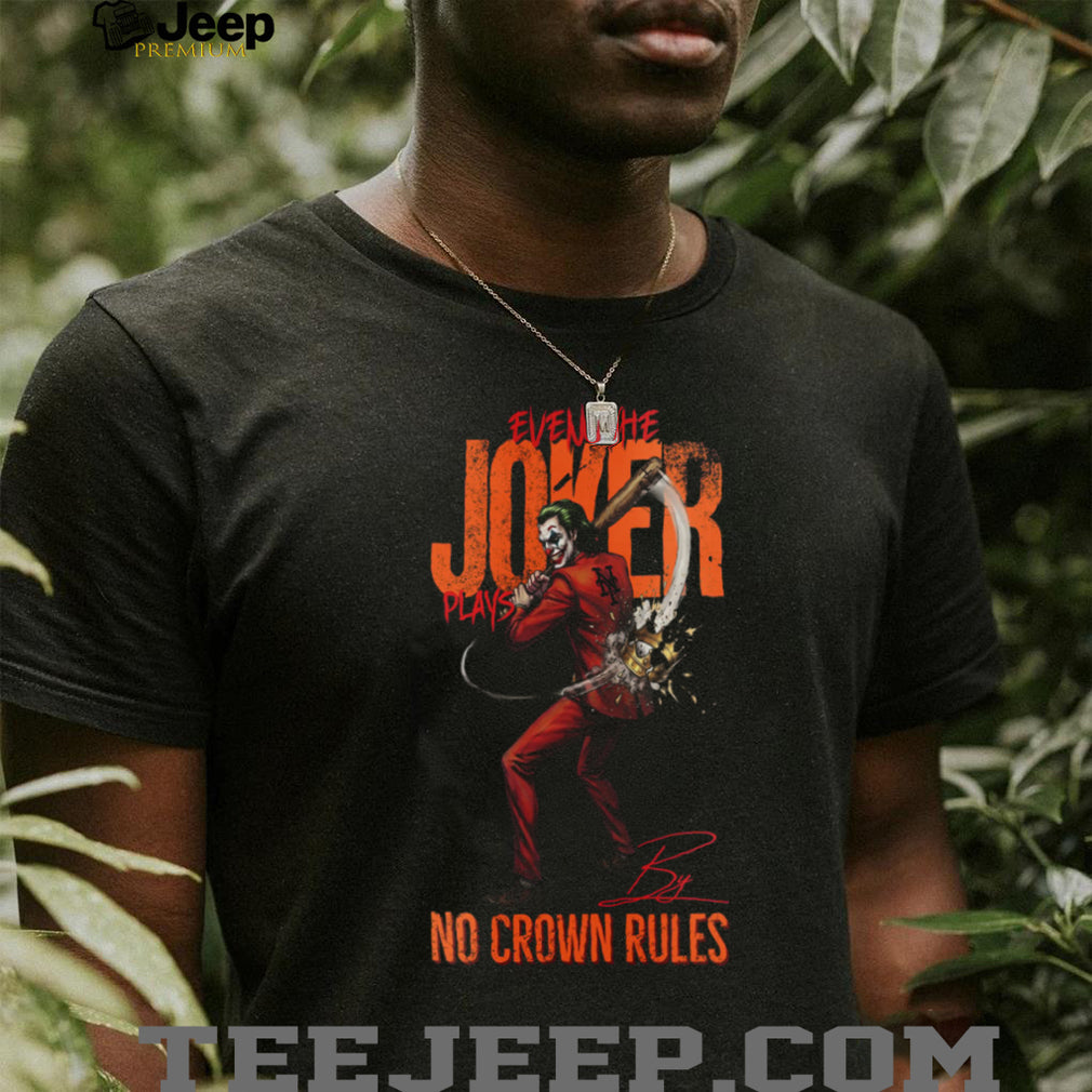 Joker No Crown Rules New York Mets Baseball Jersey T Shirt