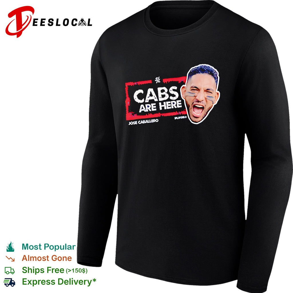 Jose Caballero New York Yankees cabs are here pun real MLB player shirt