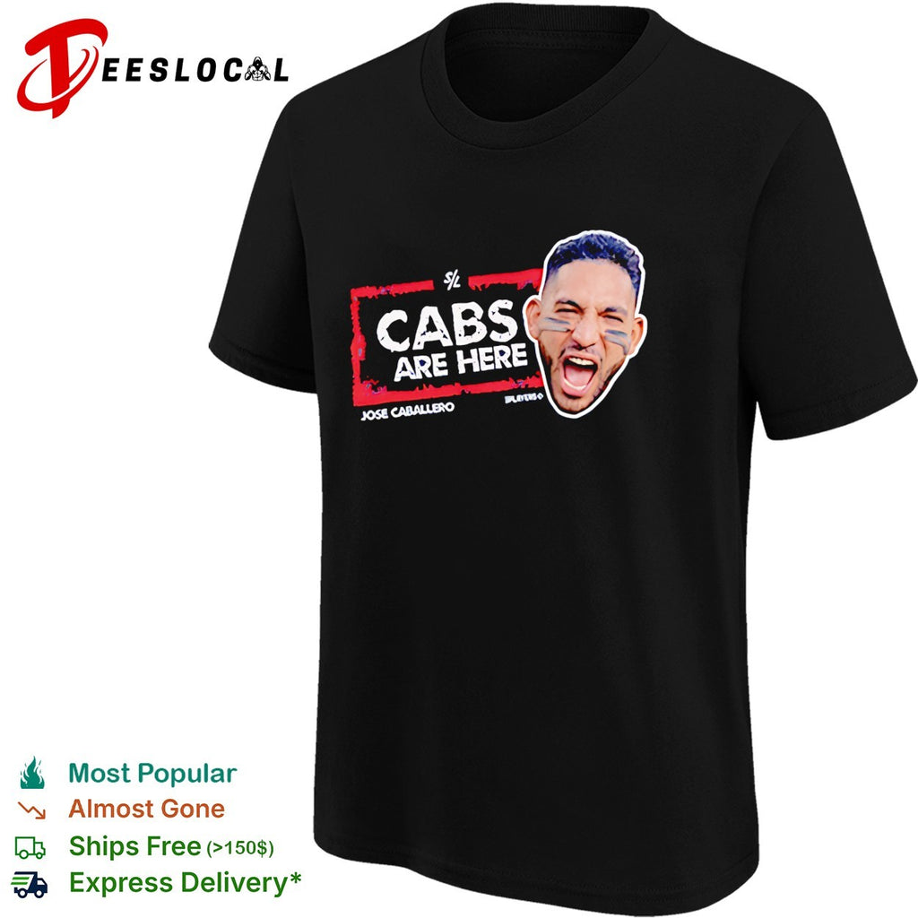 Jose Caballero New York Yankees cabs are here pun real MLB player shirt