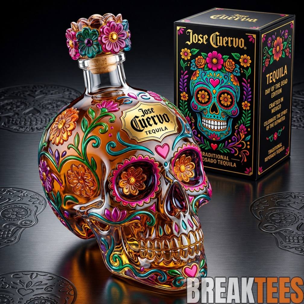 Jose Cuervo Day of The Dead Tequila Bottle – Limited Edition