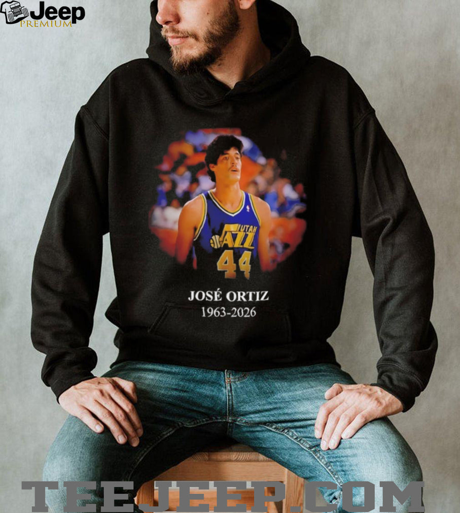 Jose Ortiz Utah Jazz #44 Memorial Tribute 1963 2026 Basketball T Shirt