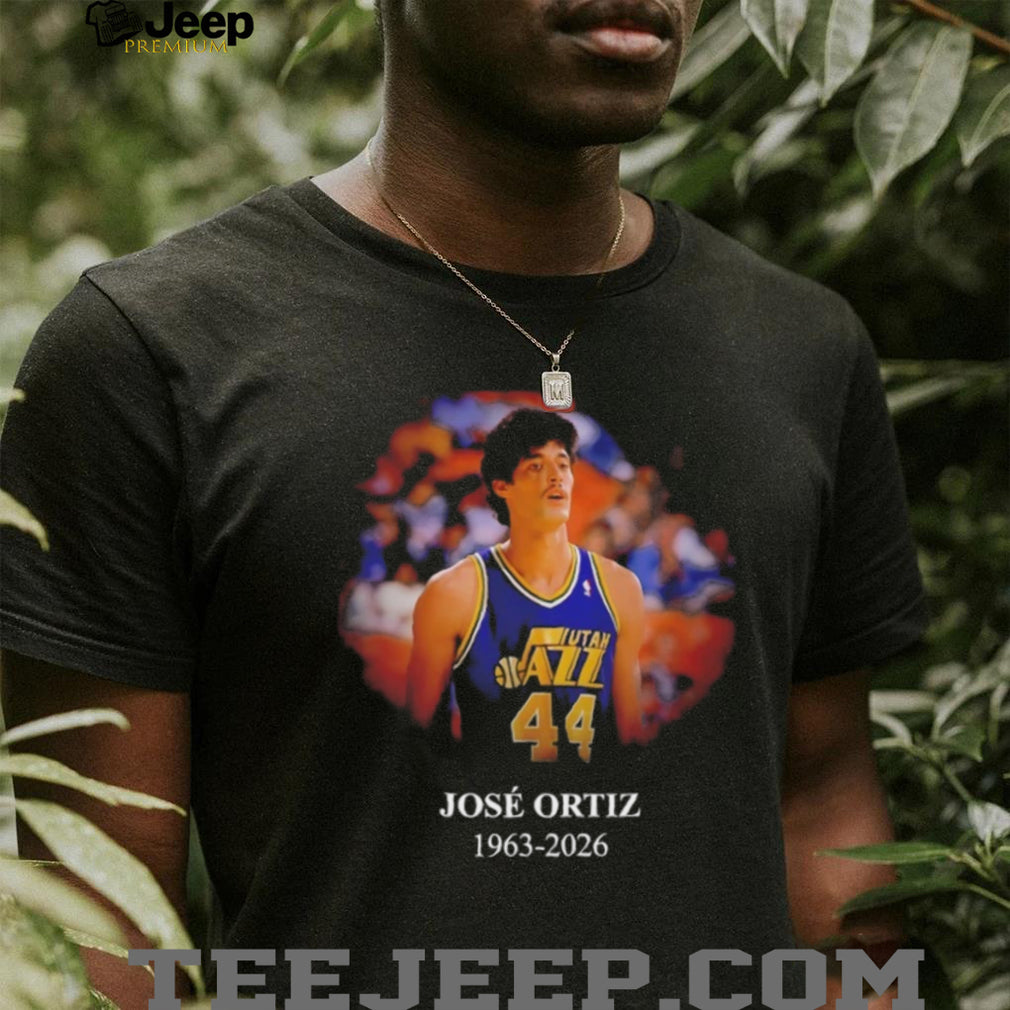Jose Ortiz Utah Jazz #44 Memorial Tribute 1963 2026 Basketball T Shirt