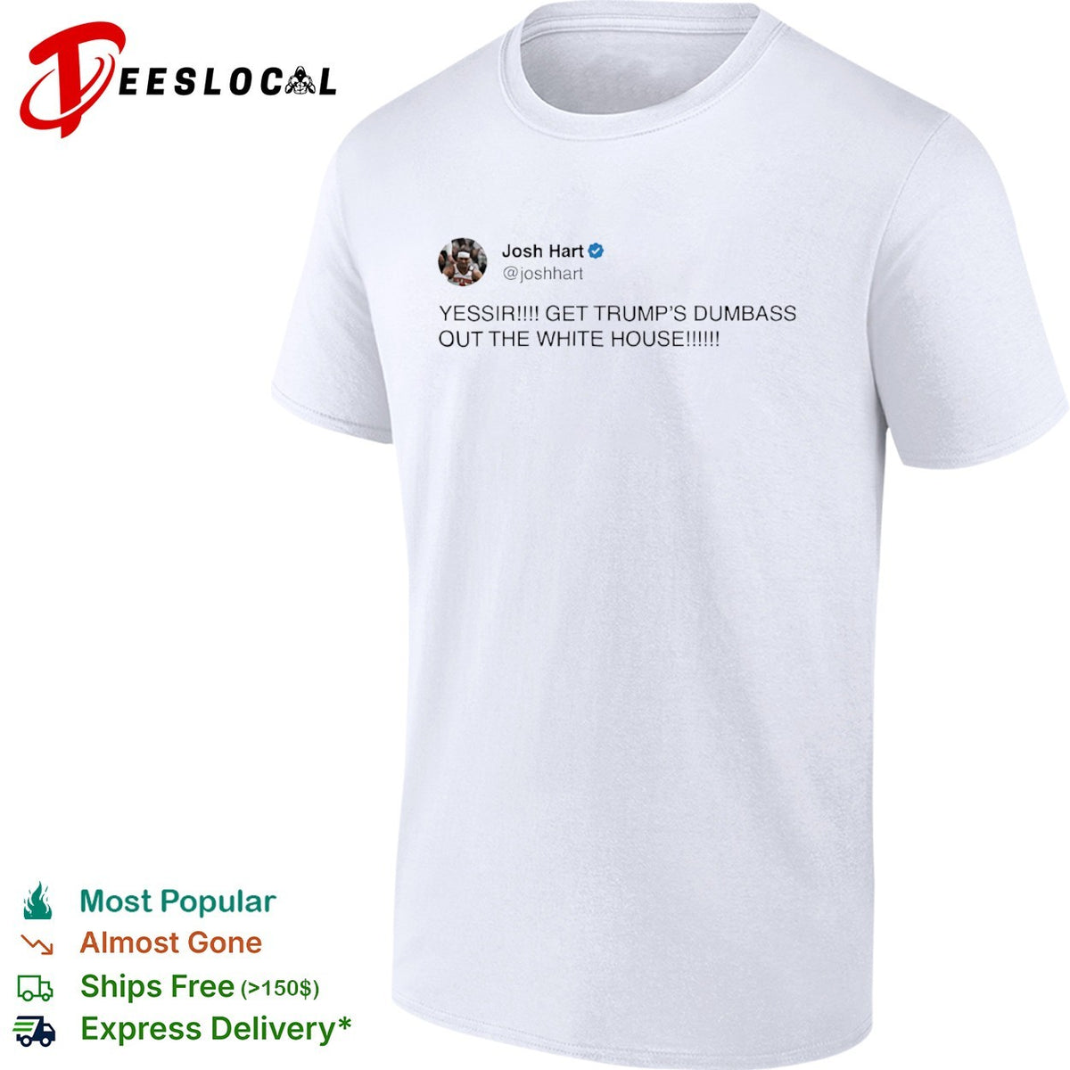 Josh Hart yessir get Trump’s dumbass out the white house shirt