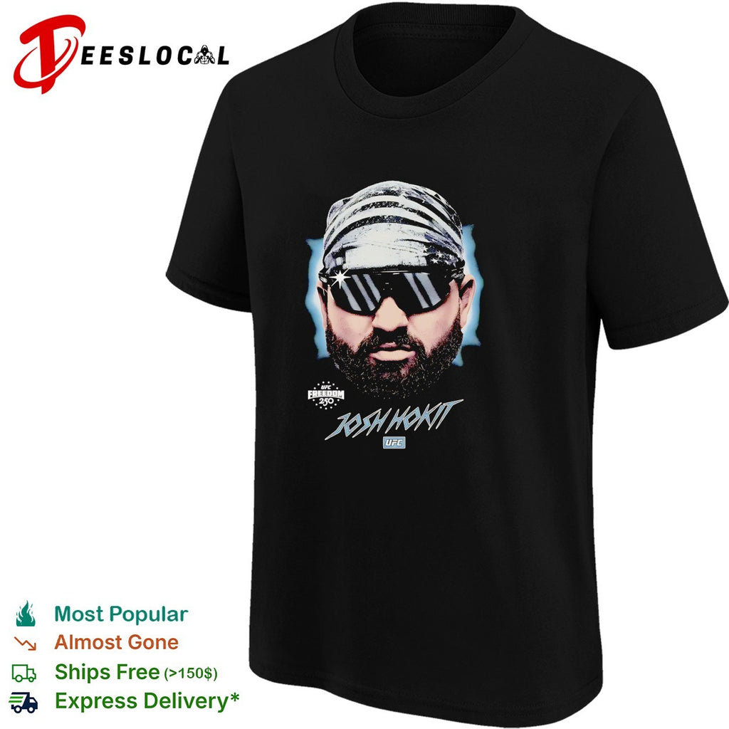 Josh Hokit UFC Freedom 250 Ultimate Fighting Championship big head poster shirt