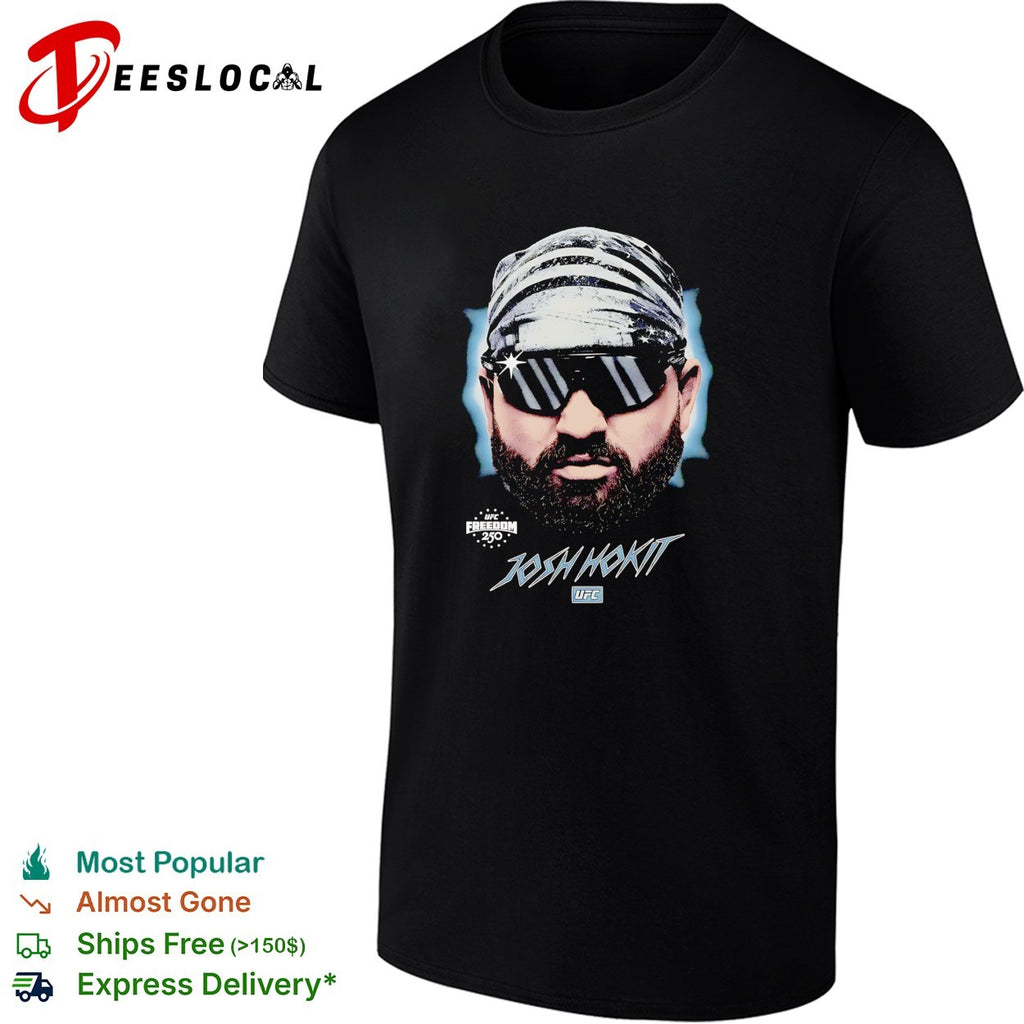 Josh Hokit UFC Freedom 250 Ultimate Fighting Championship big head poster shirt