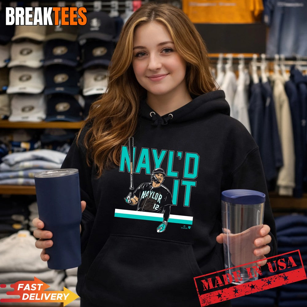 Josh Naylor Nayl’d It Bat Flip Seattle Baseball Shirt
