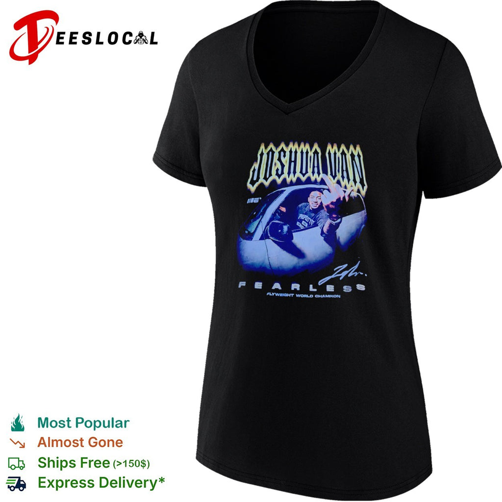 Joshua Van fearless flyweight world champion middle finger shirt