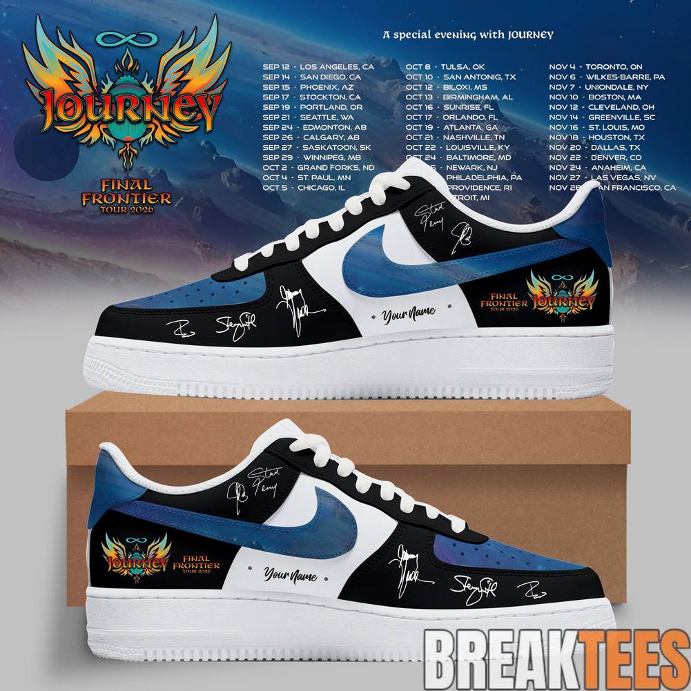 Journey Final Frontier 2026 Tour Custom Air Force 1