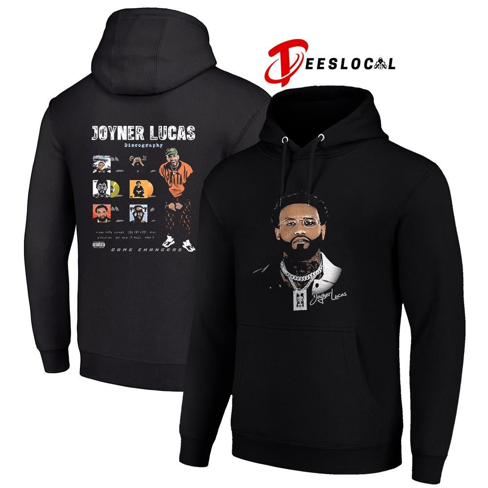 Joyner Lucas discography signature portrait graphic shirt