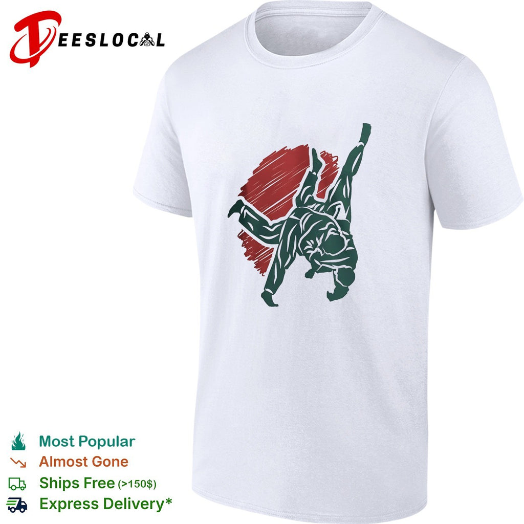 Judo Martial Arts Japanese Rising Sun Design Athletic Competition Martial Arts shirt