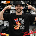 July 4th 2026 250th Anniversary Hotdog 250 Years USA T-Shirt