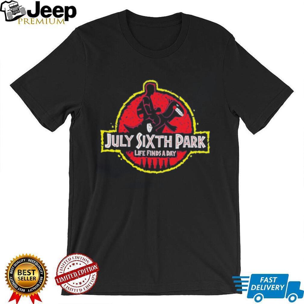 July Sixth Park life finds a day Dino Ride logo shirt