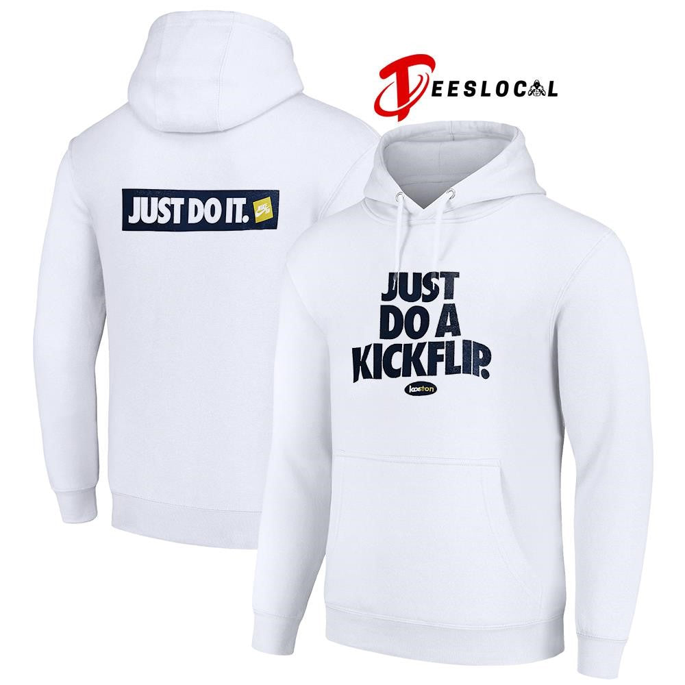 Just do a kickflip x Koston logo shirt