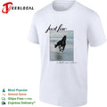 Just far I dont care where Black Horse Running on Beach Artistic Equestrian shirt