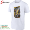 Justice can never be cracked Lady Justice blindfolded kneeling figure shirt