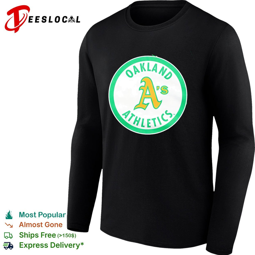 Oakland Athletics classic elephant circle A vintage logo shirt