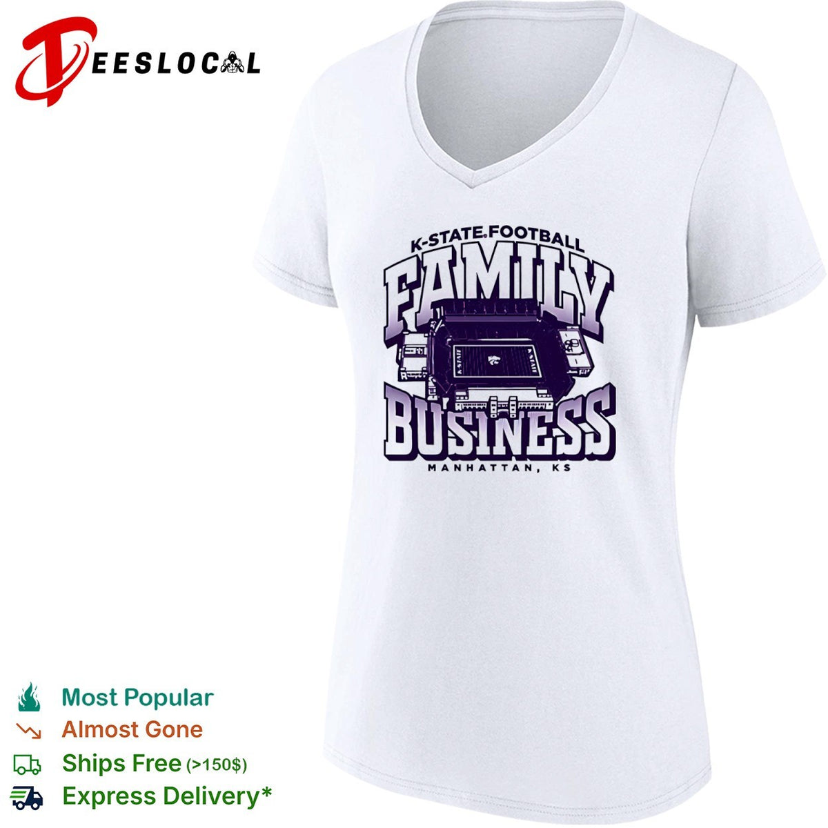 K-State Wildcats football Family Business Manhattan KS Stadium shirt
