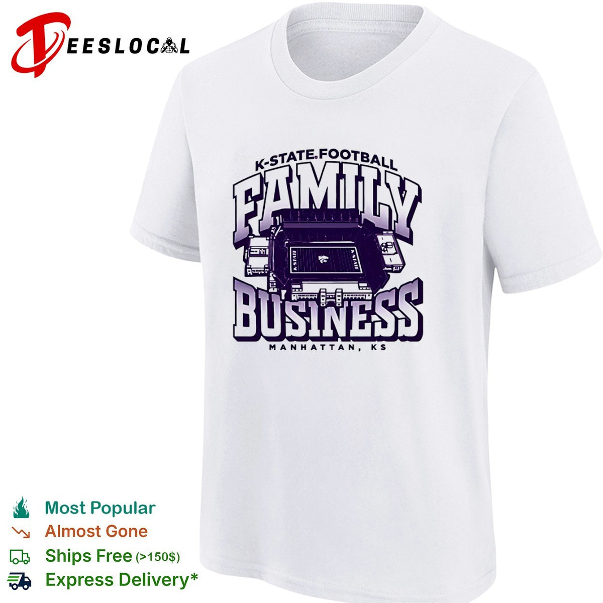 K-State Wildcats football Family Business Manhattan KS Stadium shirt