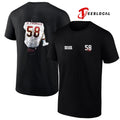 Kansas City Chiefs Derrick Thomas X MADE MOBB 58 signature graphic shirt