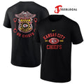Kansas City Chiefs law enforcement tribute protect and serve logo shirt