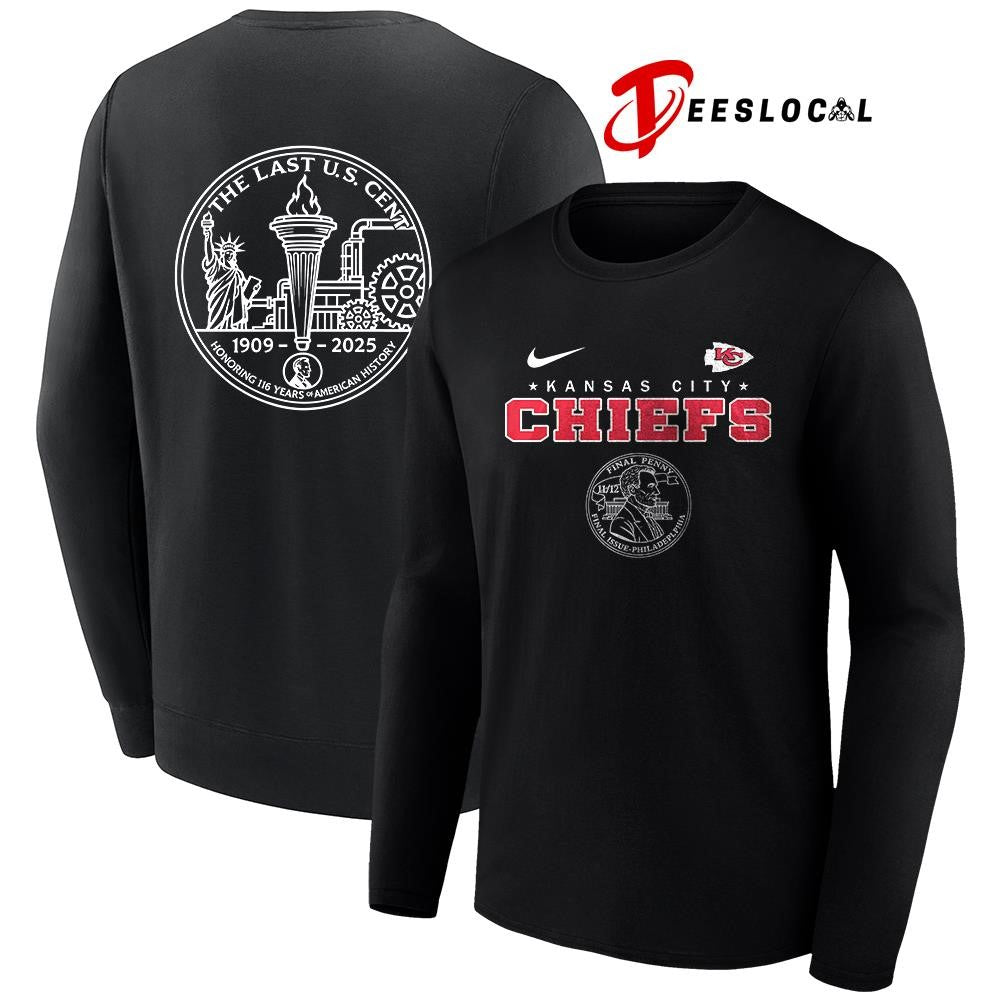Kansas City Chiefs the last US cent honoring 116 years of America history shirt