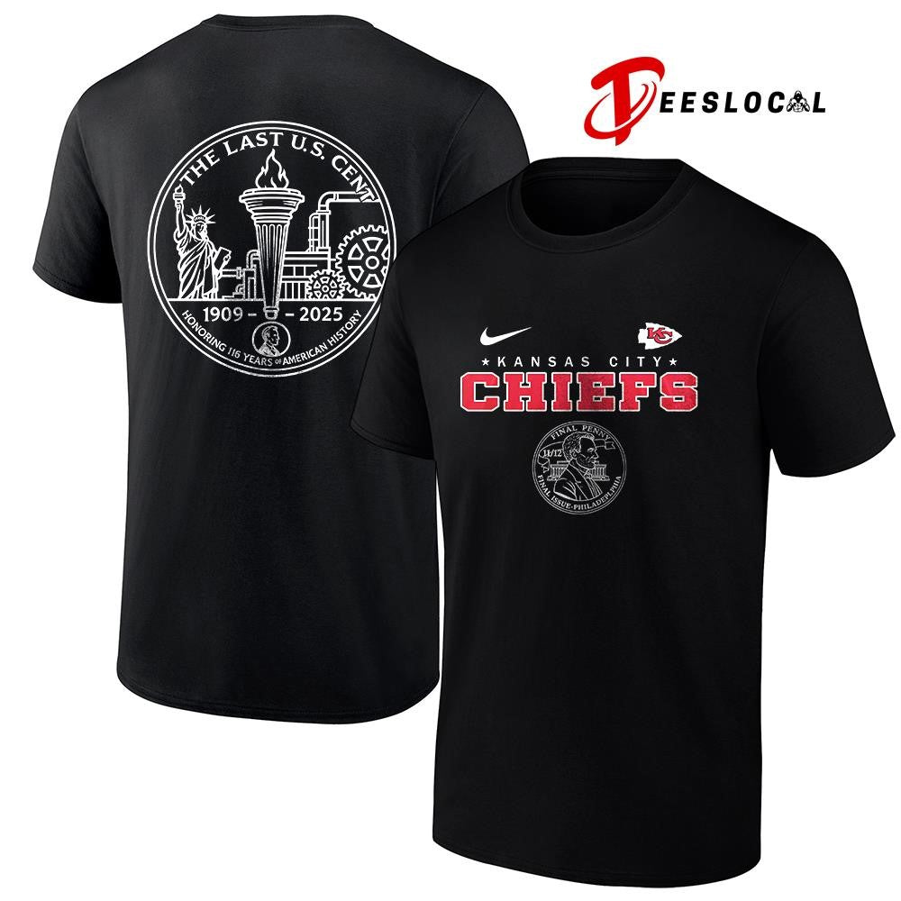 Kansas City Chiefs the last US cent honoring 116 years of America history shirt