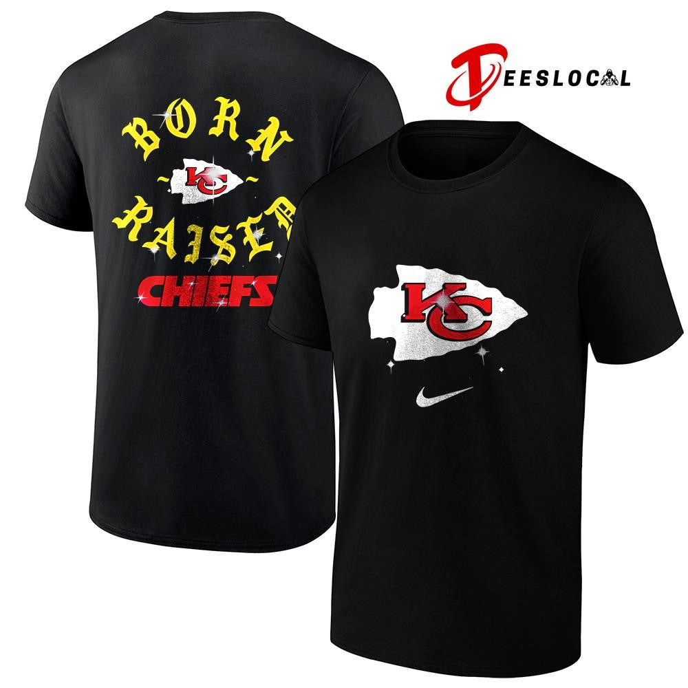 Kansas City Chiefs x Born and Raised logo shirt
