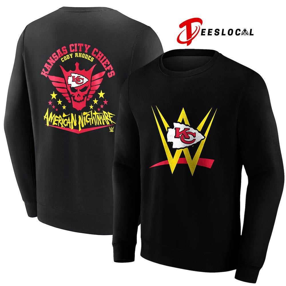 Kansas City Chiefs x Cody Rhones American nightmare logo shirt