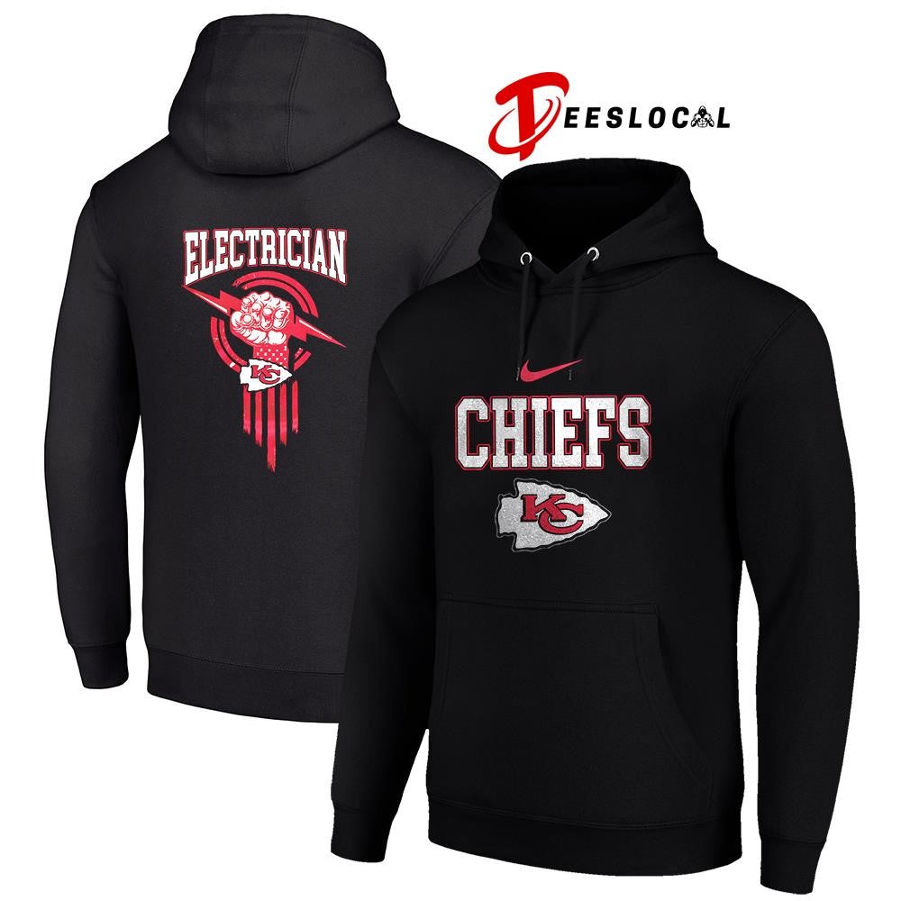 Kansas City Chiefs x Electrician logo shirt