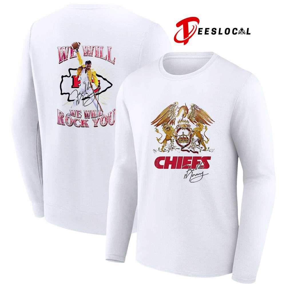 Kansas City Chiefs x Minnesota Vikings we will we will rock you signature shirt