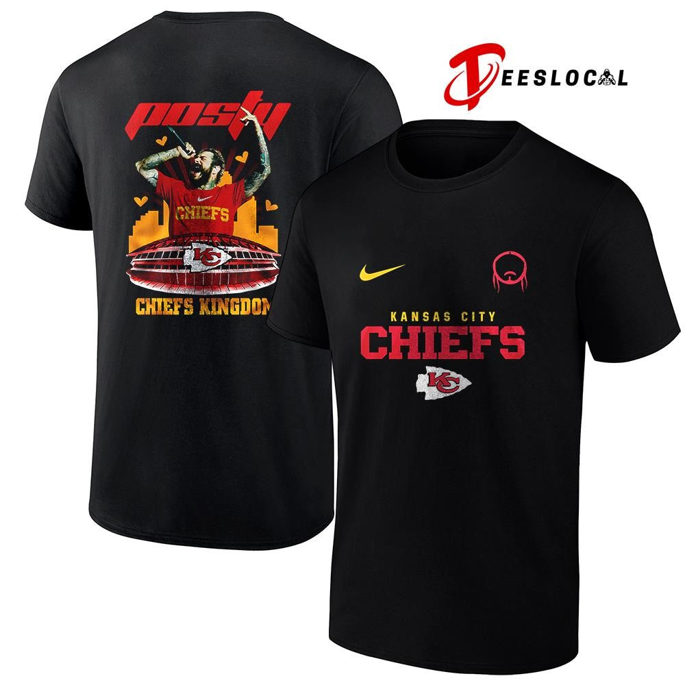 Kansas City Chiefs x Post Malone Posty stadium shirt