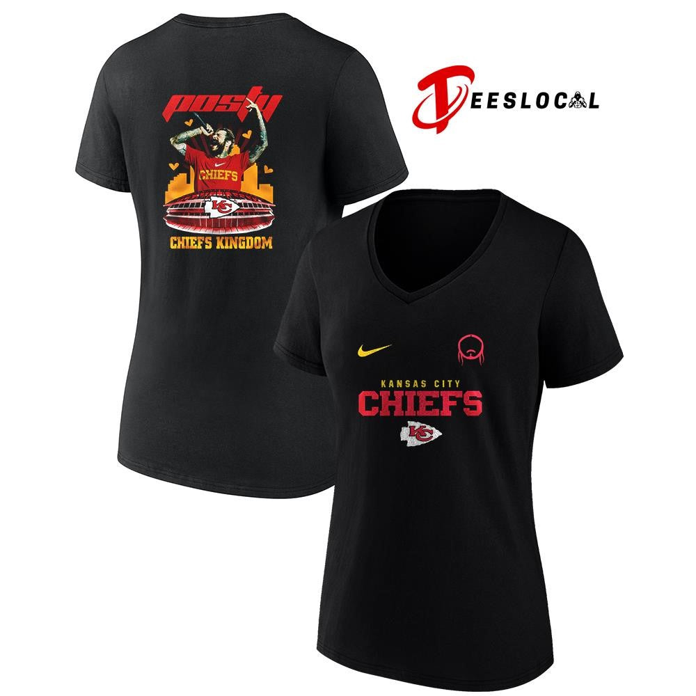 Kansas City Chiefs x Post Malone Posty stadium shirt