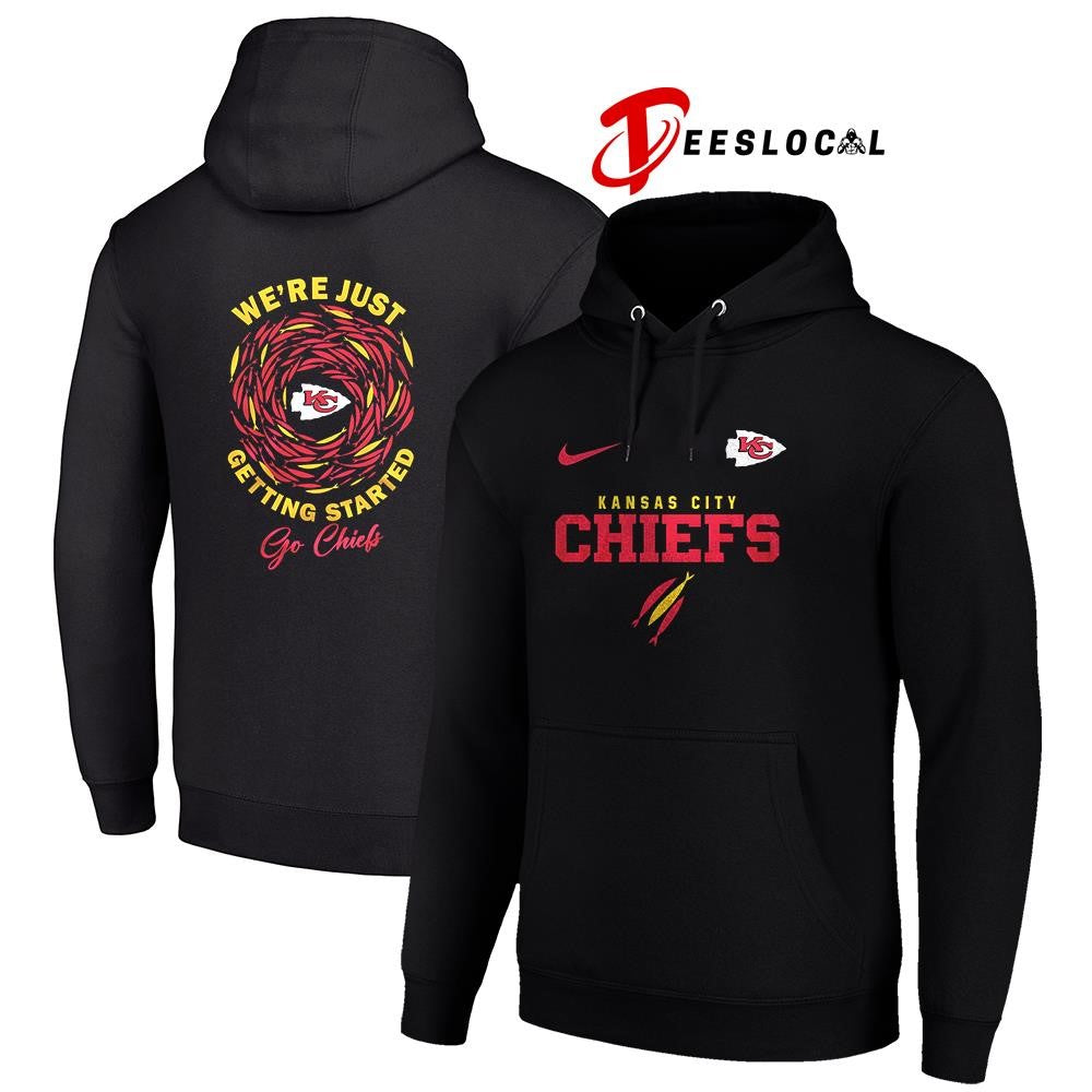 Kansas City Chiefs x The Chosen we’re just getting started logo shirt