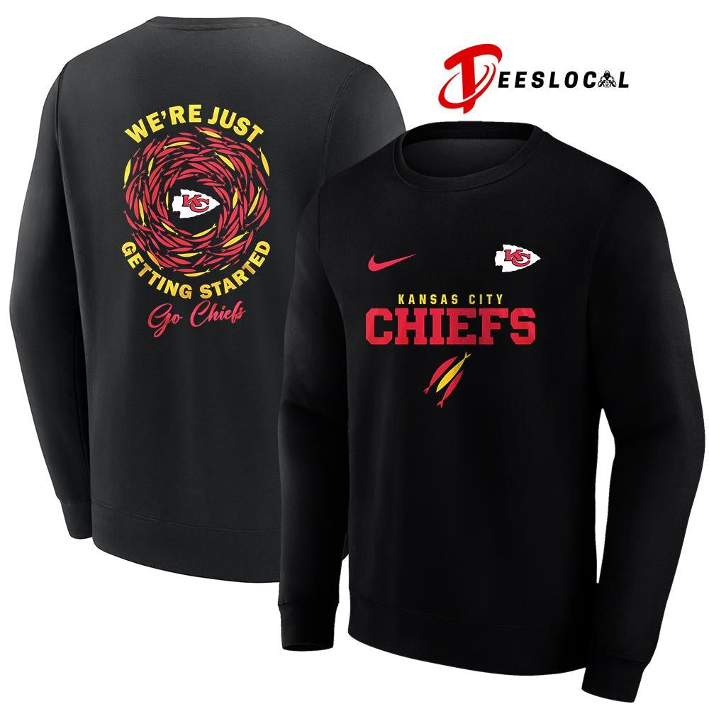 Kansas City Chiefs x The Chosen we’re just getting started logo shirt