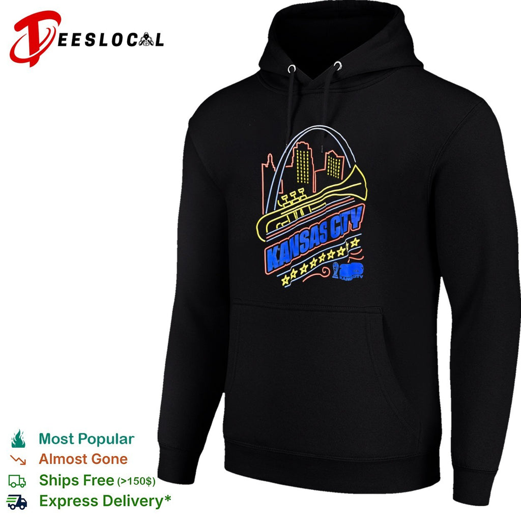 Kansas City FIFA 26 World Cup Gateway Arch Trumpet Skyline shirt