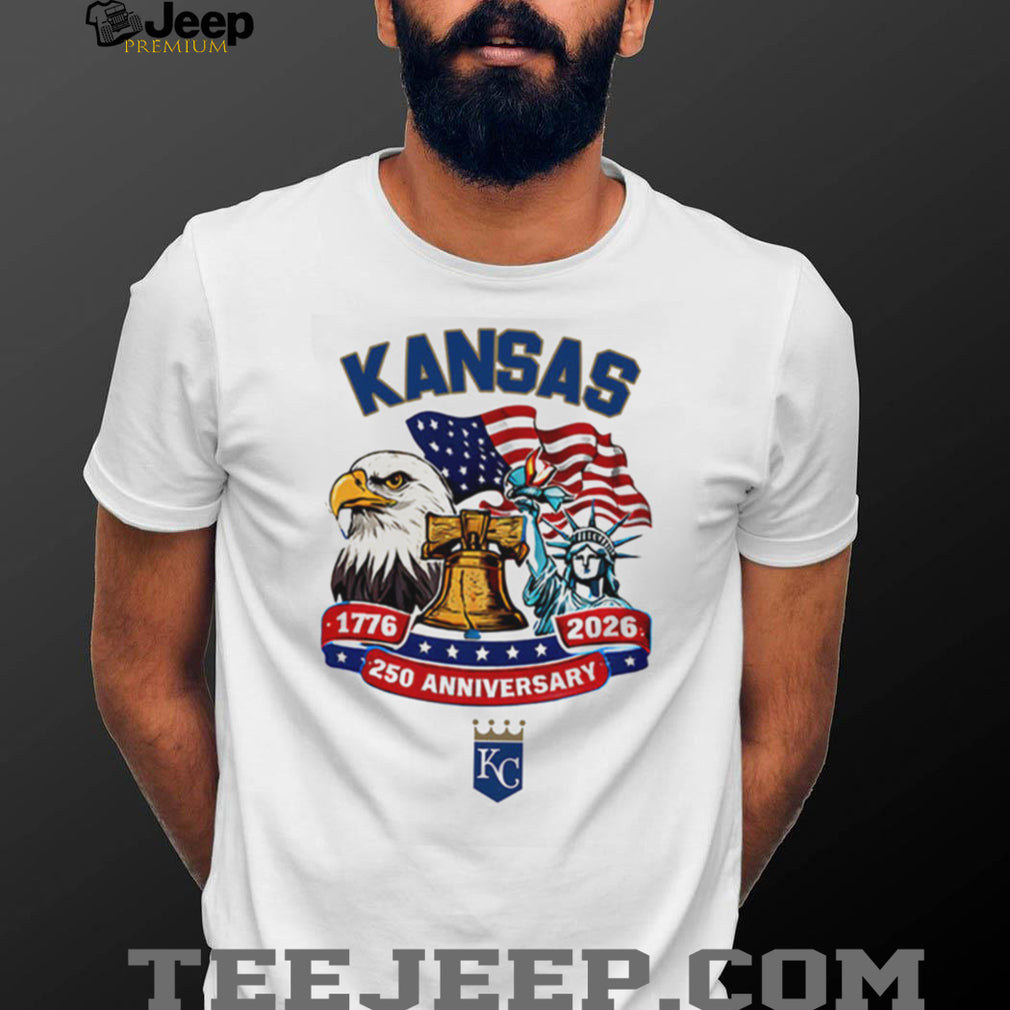 Kansas City Royals 250th Anniversary 1776 2026 Patriotic Baseball Jersey T Shirt