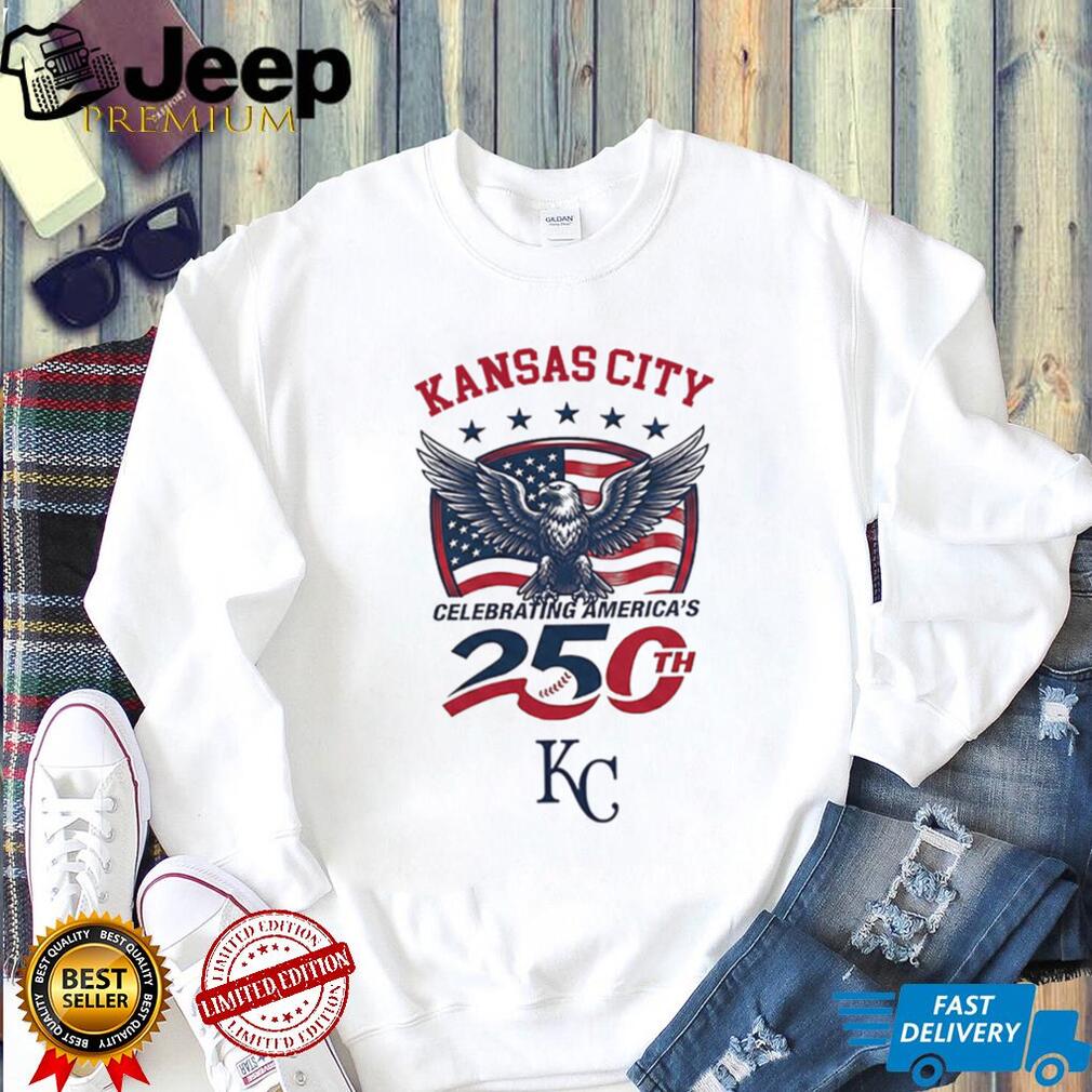 Kansas City Royals Celebrating America’s 250th Anniversary Custom Baseball Jersey T Shirt
