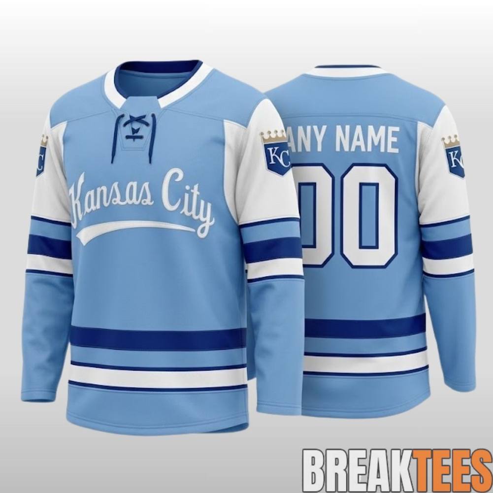 Kansas City Royals Iced Out Giveaway 2026 Hockey Jersey