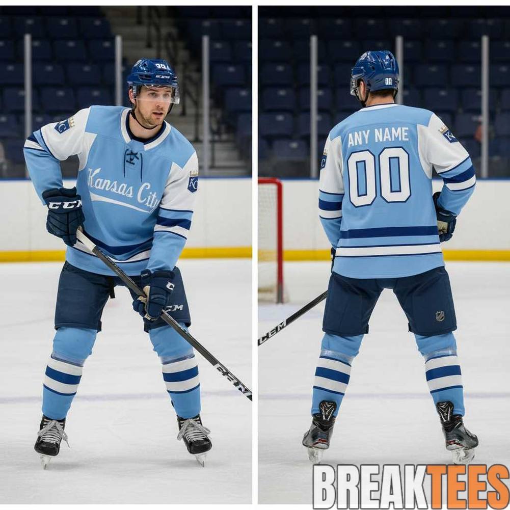 Kansas City Royals Iced Out Giveaway 2026 Hockey Jersey
